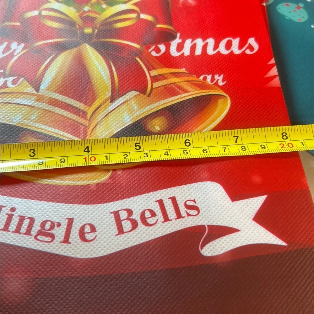 Festive Christmas Gift Bags Set 8 Total Small and Medium